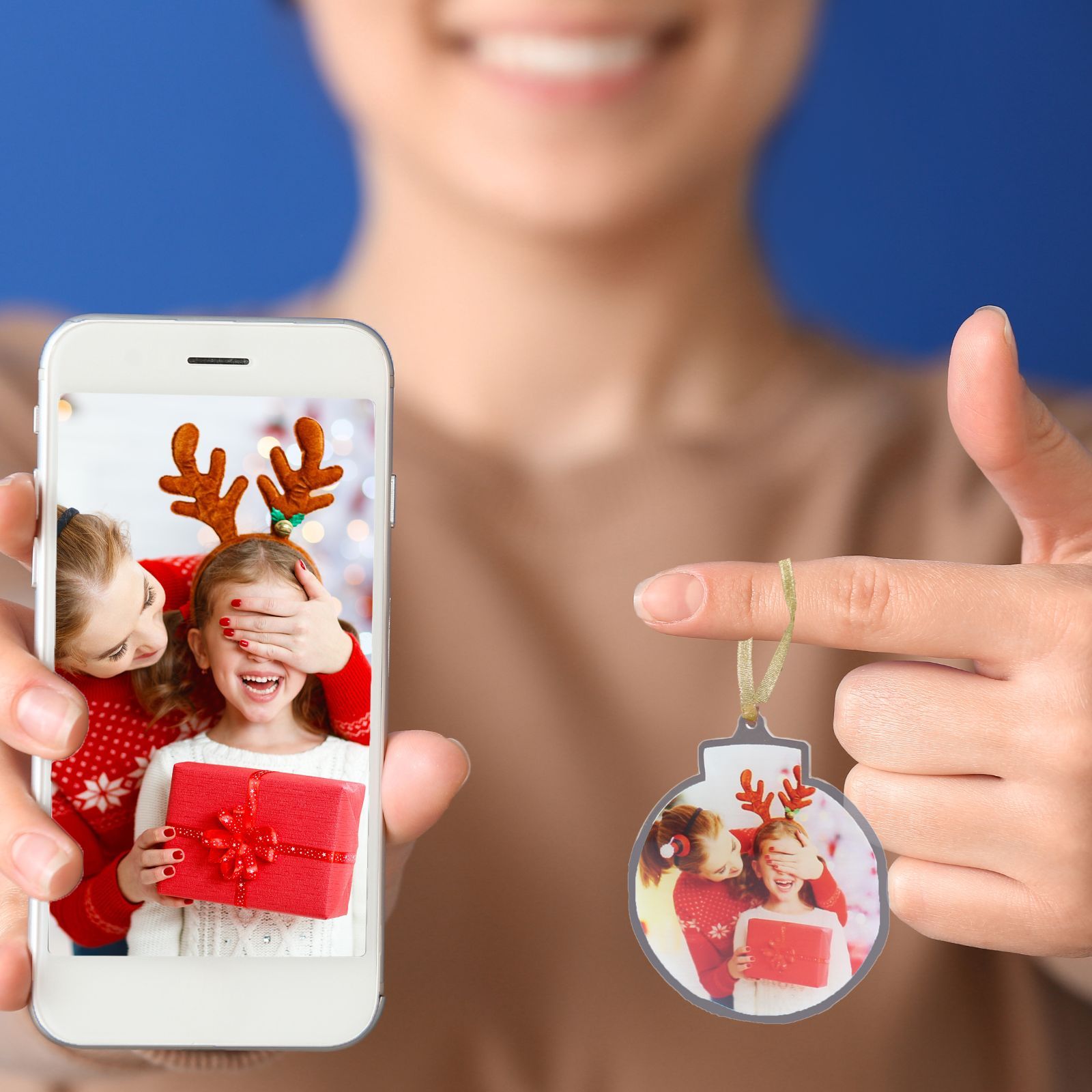 Personalized Christmas Ornaments, Custom Shape With Names, Using My Own Photo, 2024 2D Christmas Décor Tree Bauble Decorations Xmas Ornament Memories Personalized For Christmas Family Keepsake - uniqicon