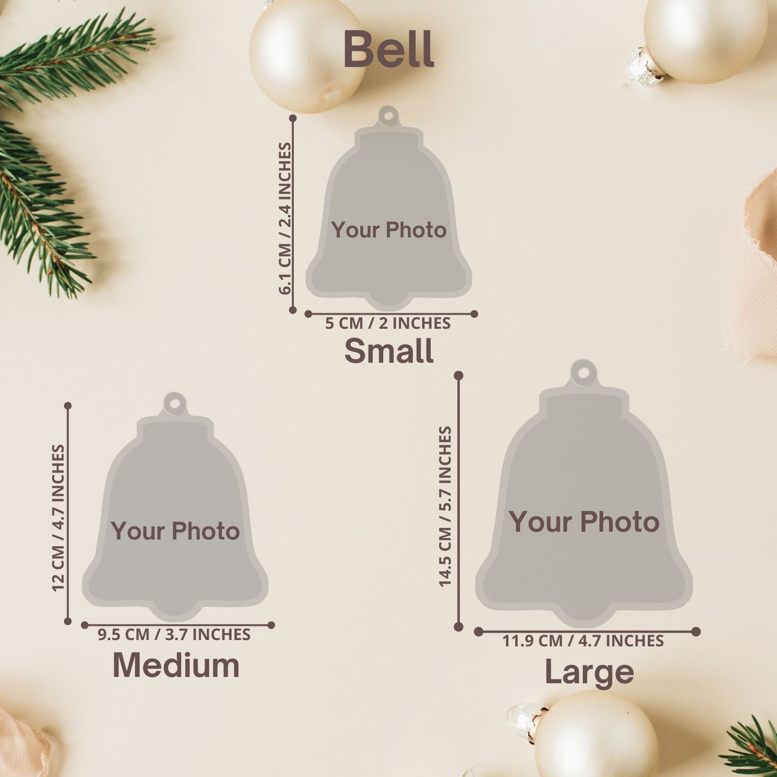 Personalized Christmas Ornaments, Custom Shape With Names, Using My Own Photo, 2024 2D Christmas Décor Tree Bauble Decorations Xmas Ornament Memories Personalized For Christmas Family Keepsake - uniqicon